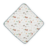 Infant Hooded Towel - Farmyard