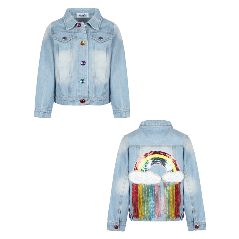 Crystal Rain Denim Jacket