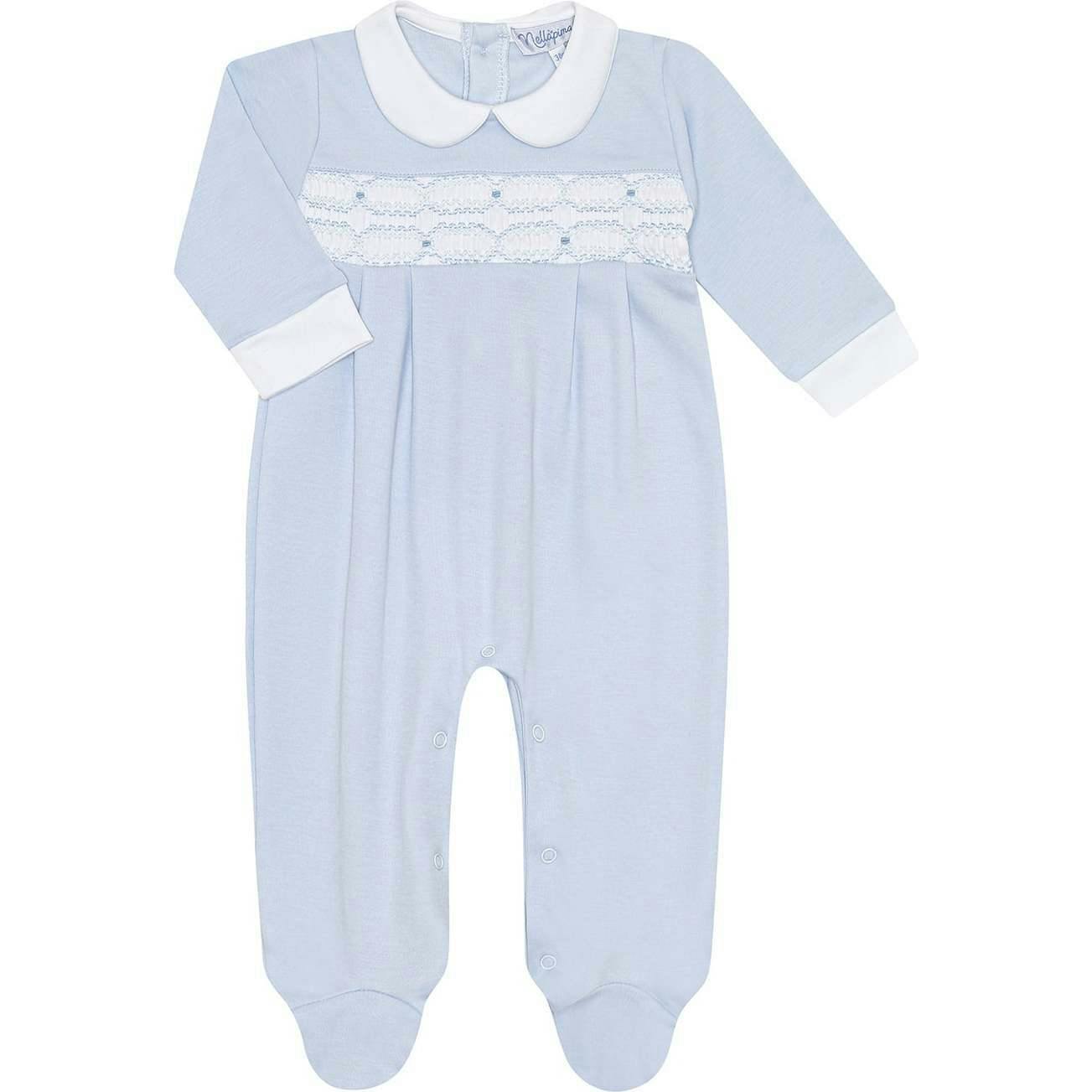 Signature Smocked Boys Footie