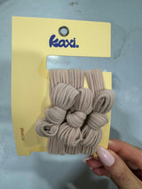 BOW SLICK BACK PONYTAILS (PACK OF 3)