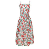 Kimberly Dress in Red Roses