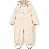 MINI A TURE MATWISTI fleece lined snowsuit. GRS - ANGORA CREAM