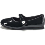 Elin Glossy Patent Leather Pointed Toe Mary Jane Shoes