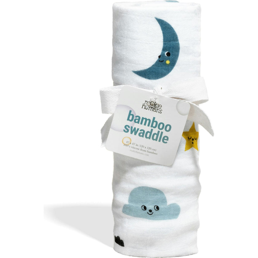 Moon and Stars Bamboo Swaddle