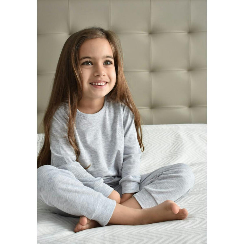 Cream Pajama Set in Organic Pima Cotton