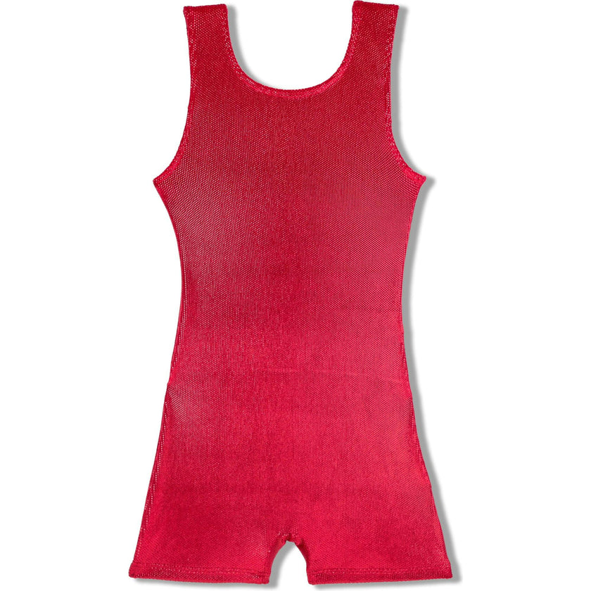 Red Dizzy Velvet Playsuit, Red
