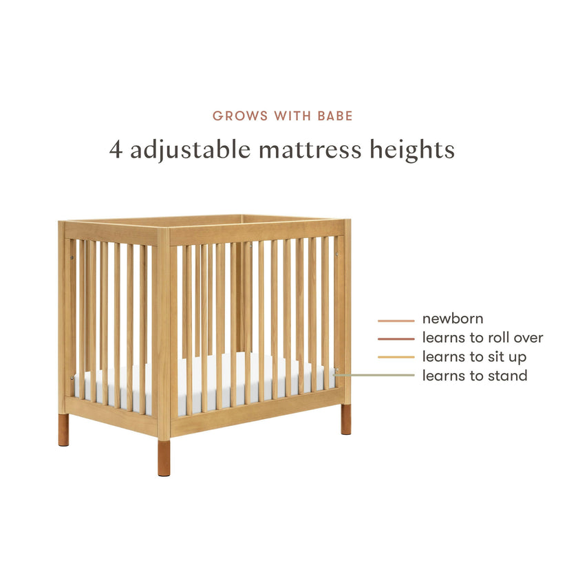 Babyletto Gelato 4-in-1 Convertible Mini Crib