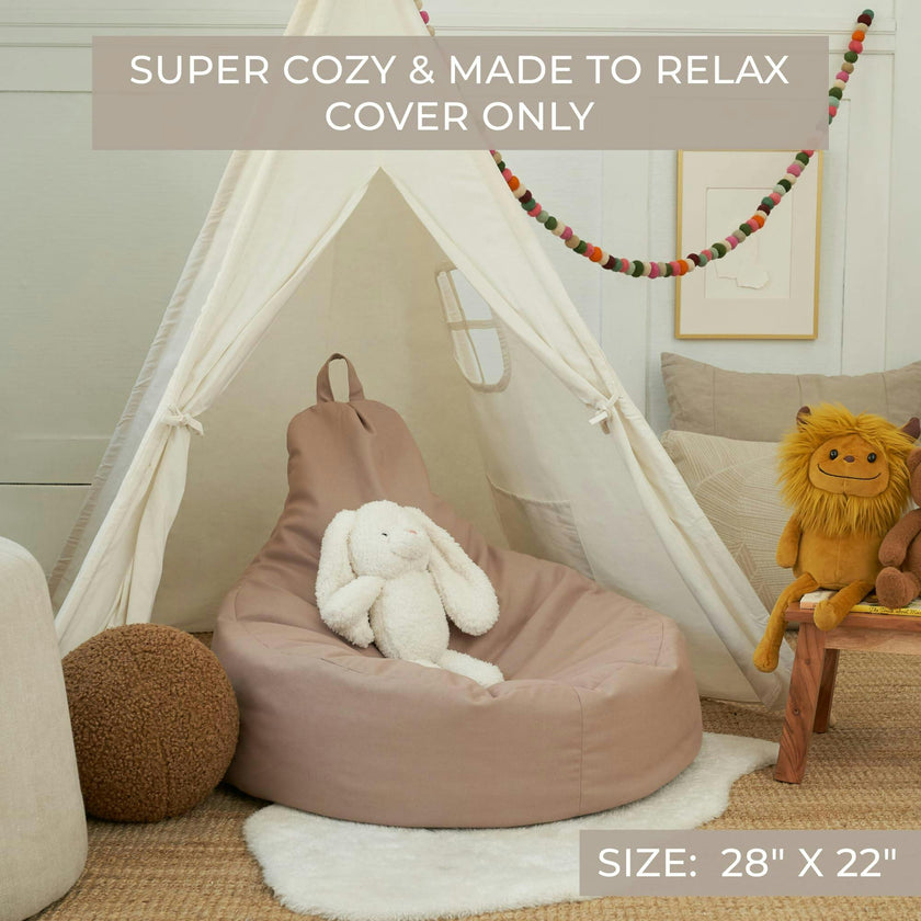 ZICOTO Comfy Bean Bag Chair for Kids - Cozy & Stylish Bean Bag Cover for a Soft Lounger - Durable & Lightweight Bean Bag Chair for Toddlers, Boys & Girls