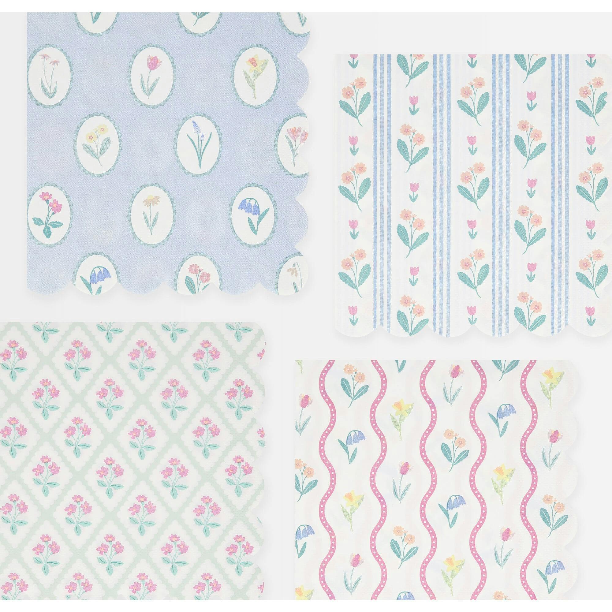 Bloomsbury Floral Pattern Large Napkins