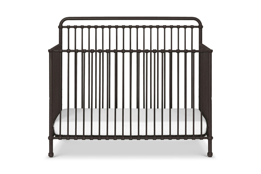 Million Dollar Baby Classic Winston 4-in-1 Convertible Iron Crib In Vintage Iron