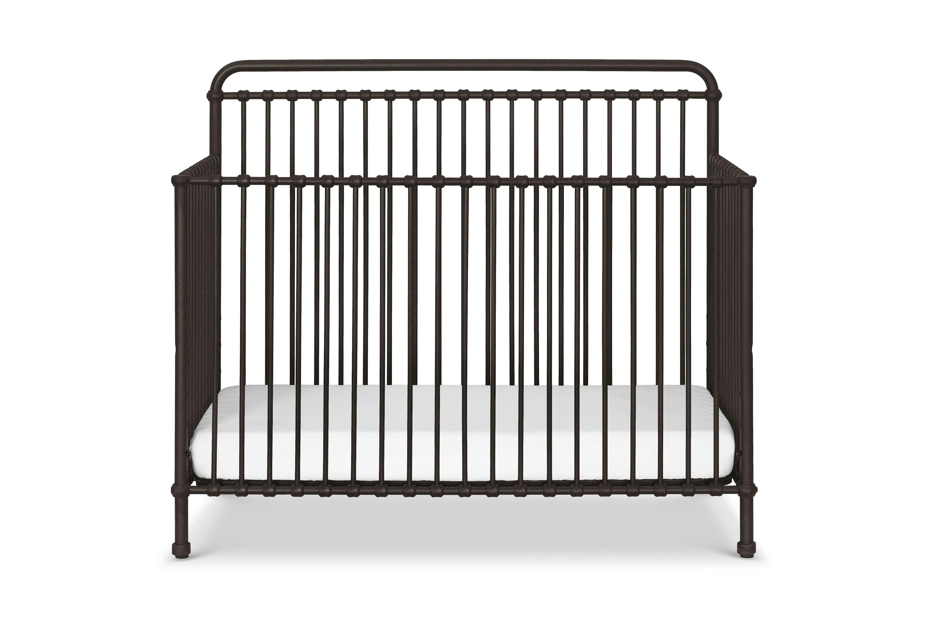 Million Dollar Baby Classic Winston 4-in-1 Convertible Iron Crib In Vintage Iron