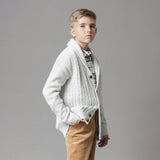 Organic Shawl Collar Cardigan