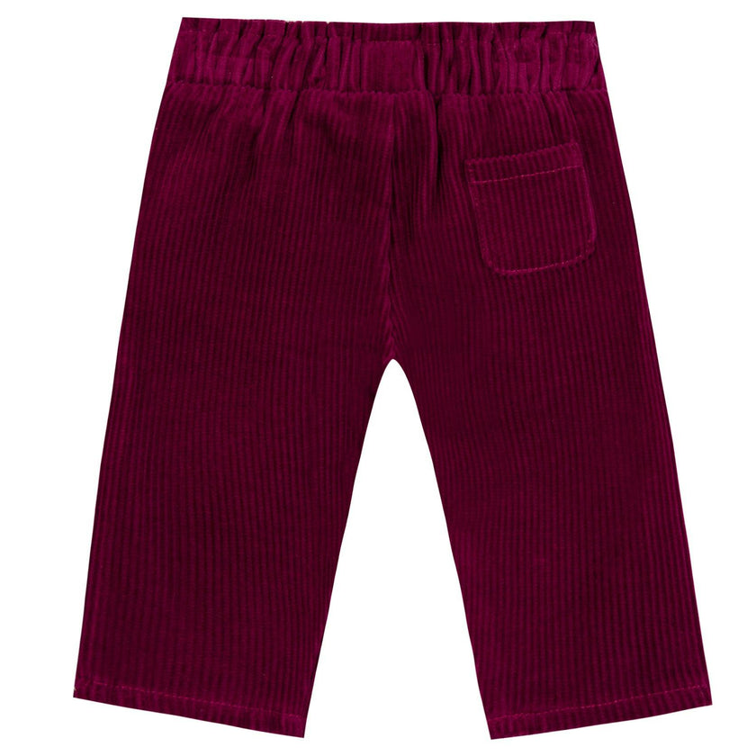 TARTINE ET CHOCOLAT BABY COTTON PANTS - RHODODENDRON