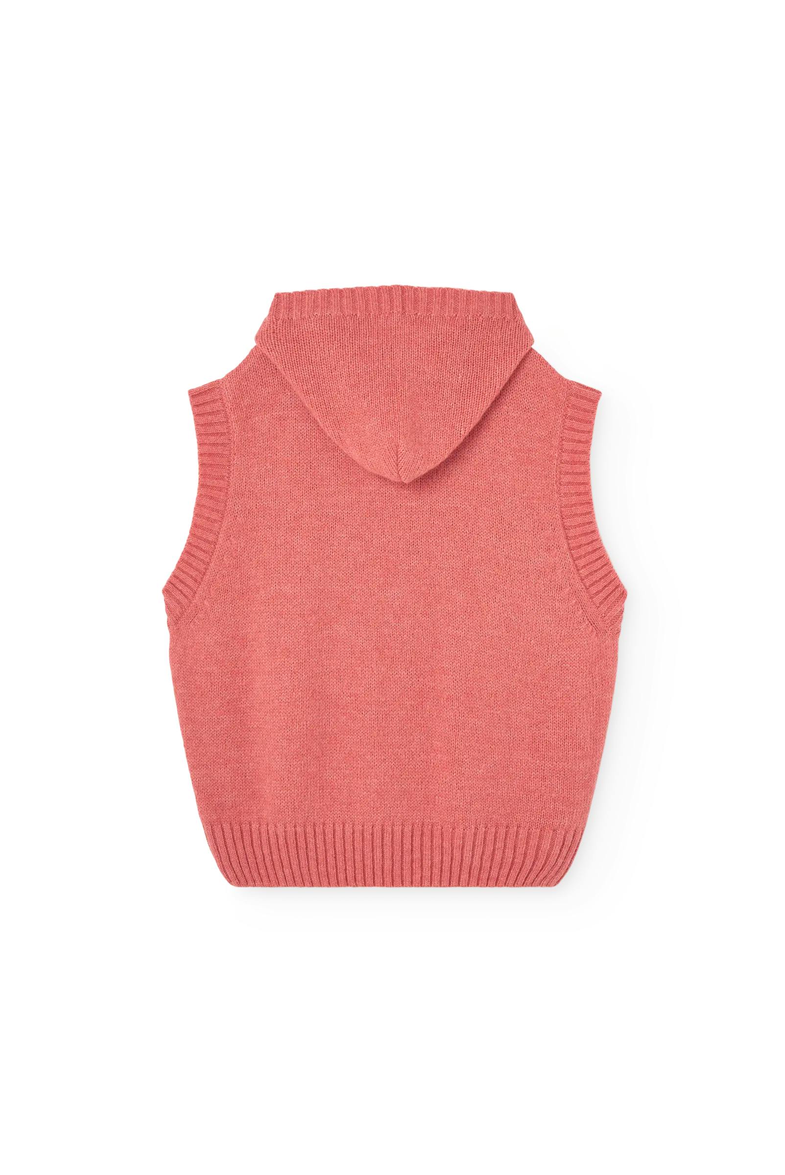 Pastel Pink Yak Sweater Vest
