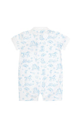 Blue Lone Star Toile&nbsp;Romper