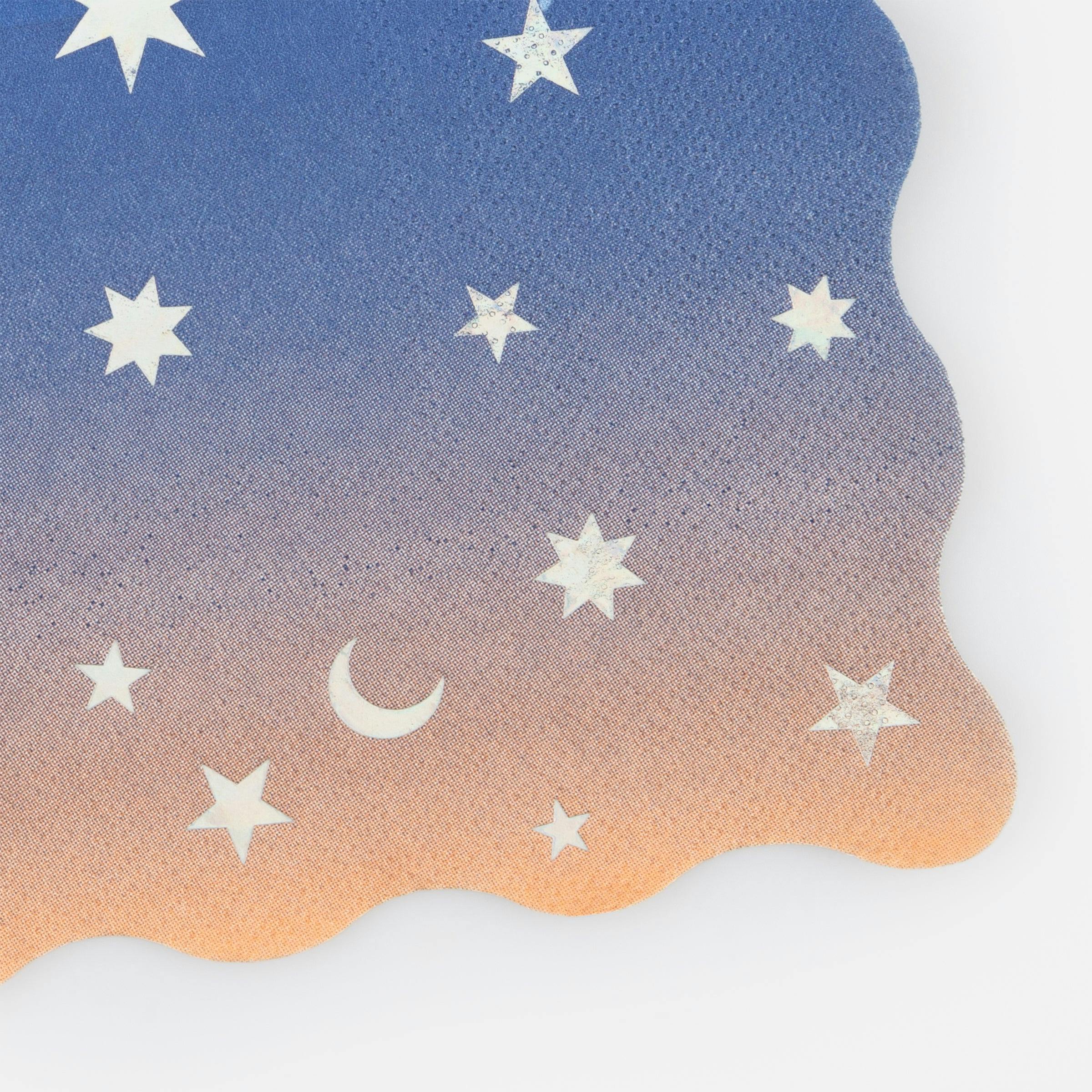 Making Magic Star Large Napkins