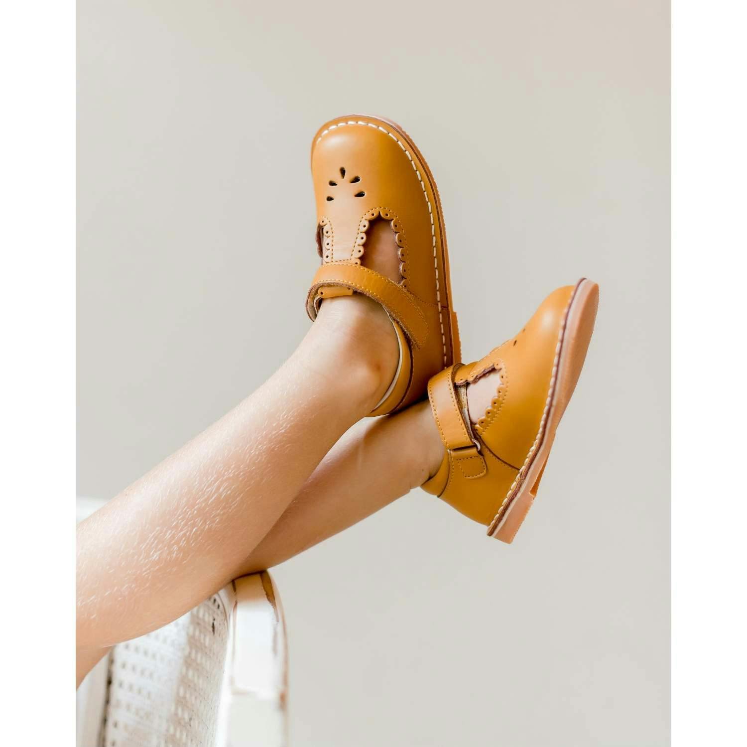 Angie Scalloped T-Strap Mary Jane