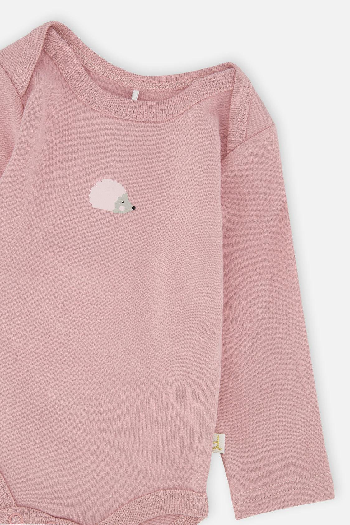 Organic Cotton Onesie Dusty Pink