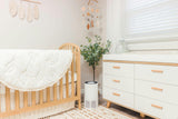 Natural Boho Fringe Crib Skirt