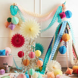 Set Of 3 Honeycomb Garlands