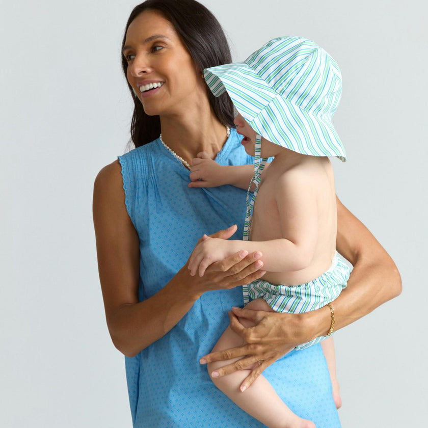 baby tamarin stripe sun hat