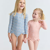 girls melone floral rashguard one piece