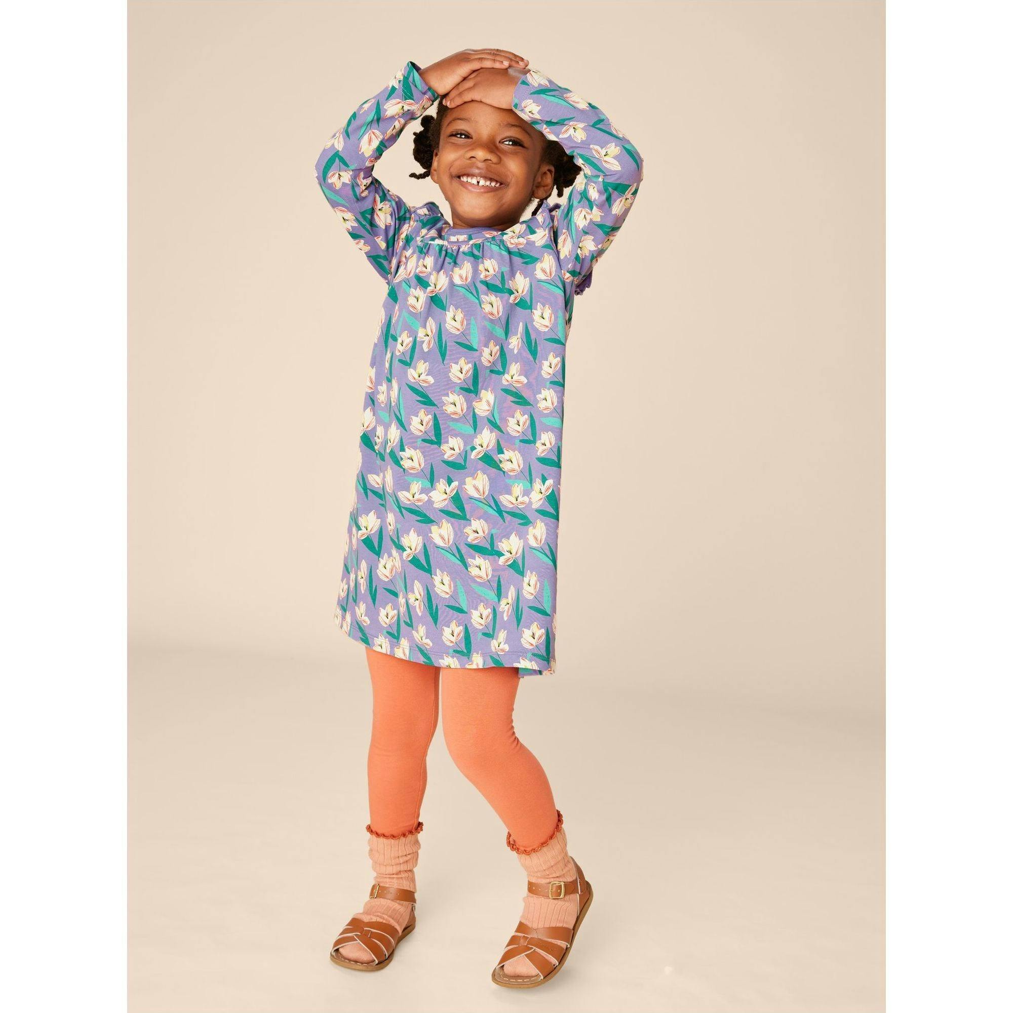 Original Print Long Sleeve Mighty Mini Dress, Multi
