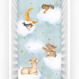 Goodnight Wonderland Standard Crib Sheet