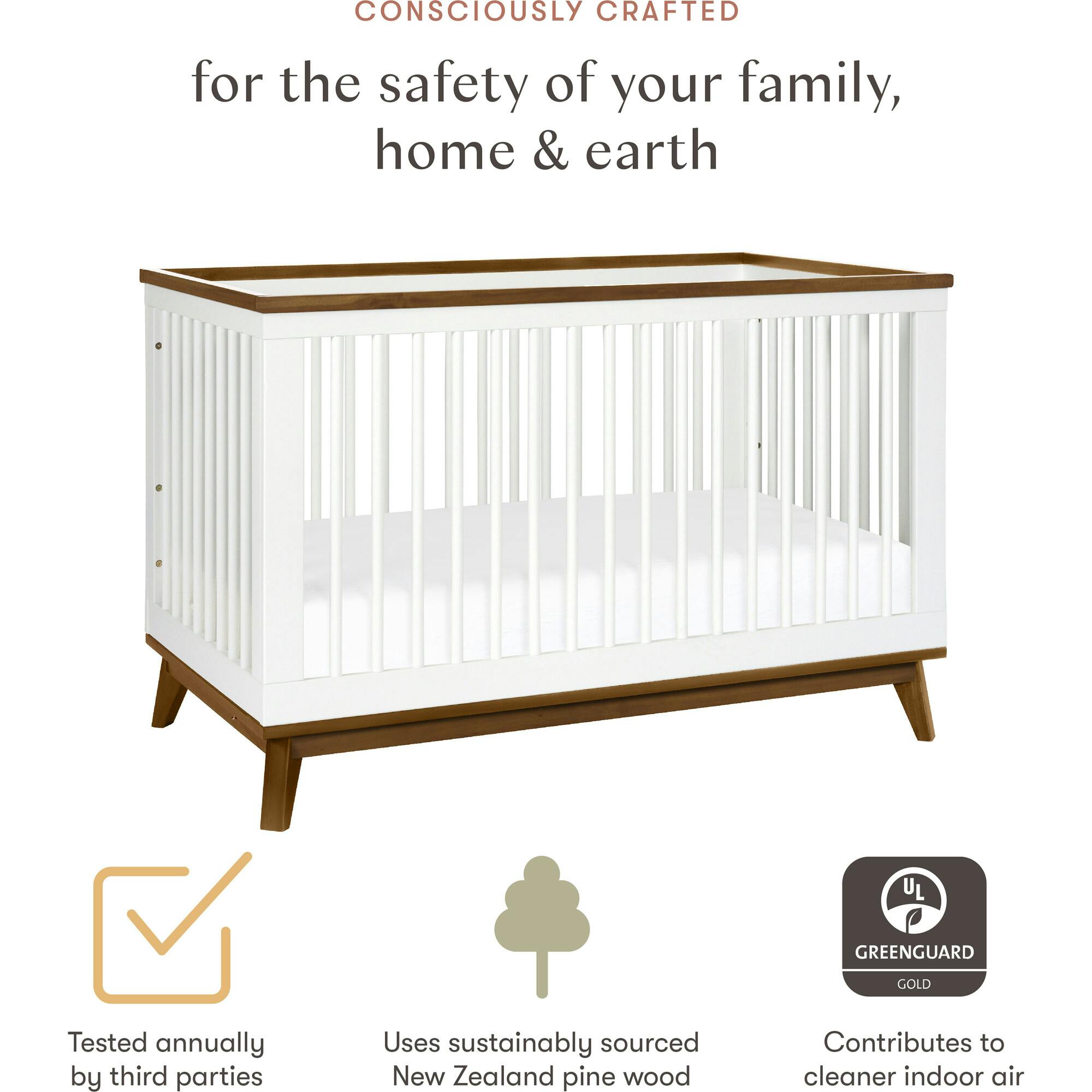 Scoot 3-in-1 Convertible Crib with Toddler Bed Conversion Kit