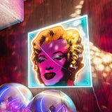 Marilyn Monroe Large by Andy Warhol - LED neon sign