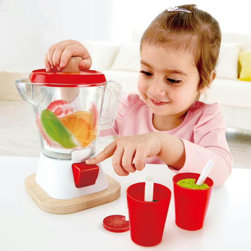 Smoothie Blender Wooden Kitchen Accessory Playset
