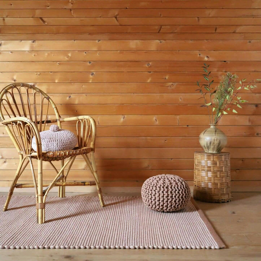 Bergen Hand-Woven Contemporary Wool Square Rug