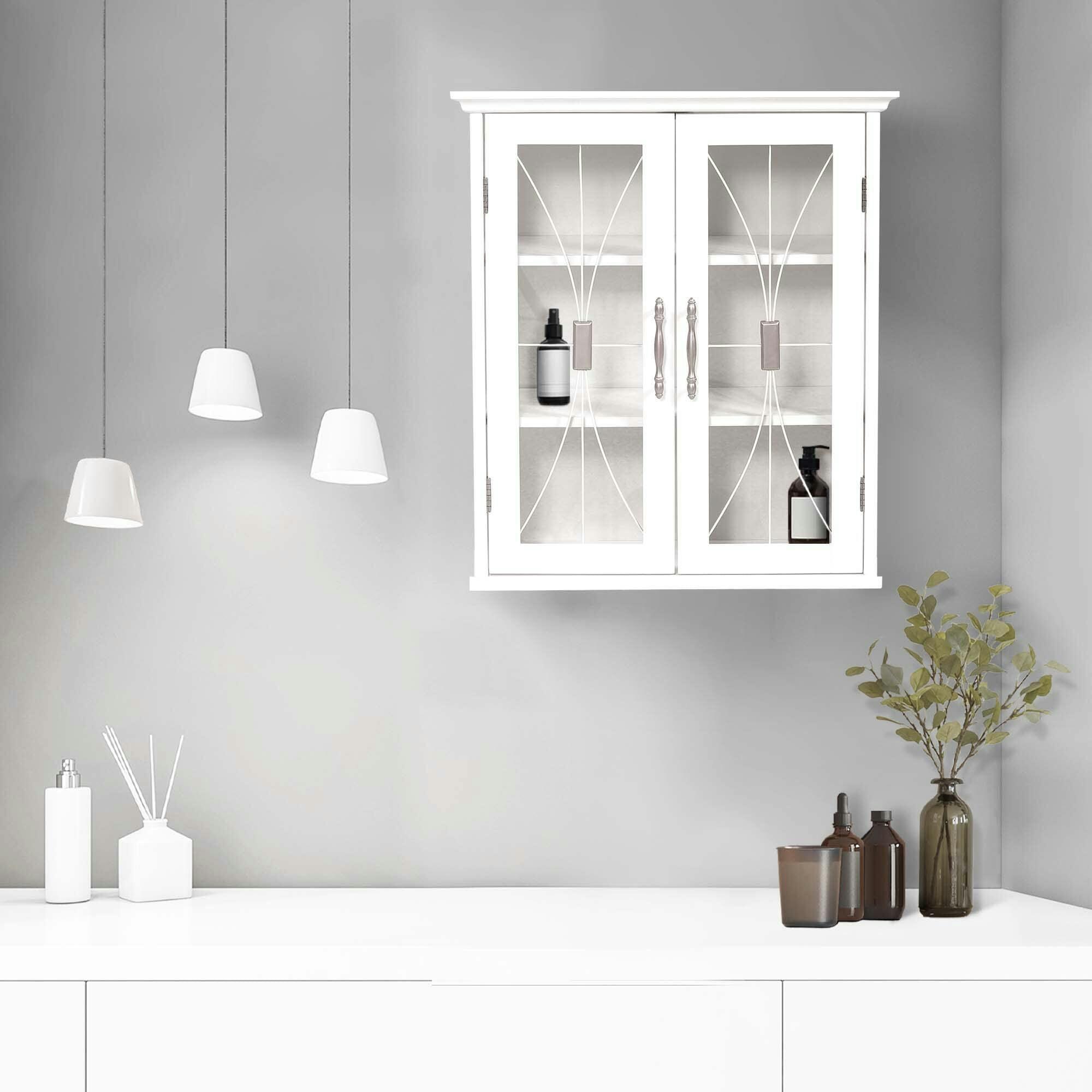 Delaney Wooden Wall Cabinet with 2 Doors