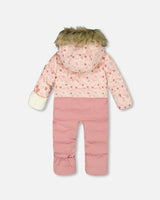 One-Piece Baby Snug Snowsuit Designed for Car Seat