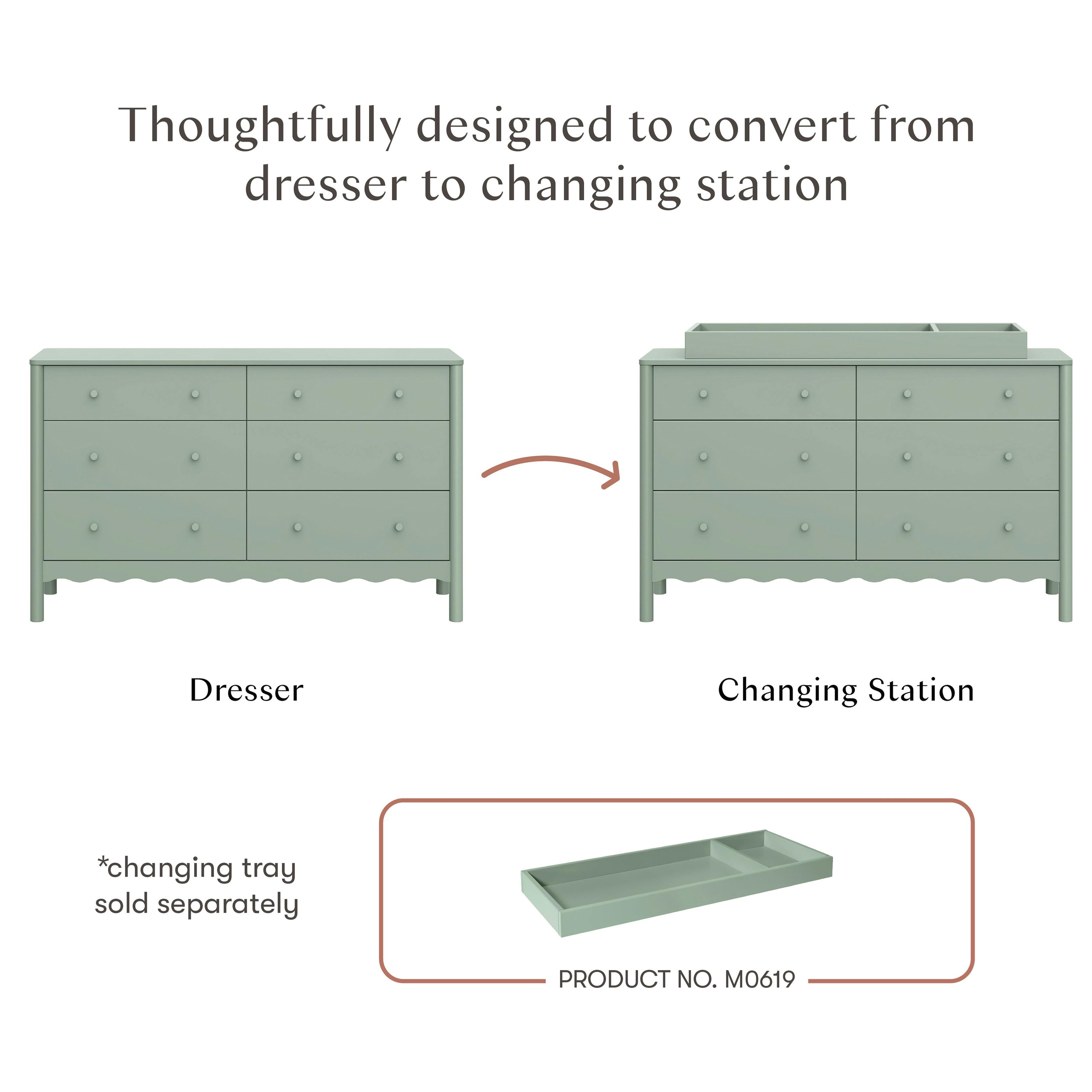 Swell 6-Drawer Wide Assembled Dresser (56