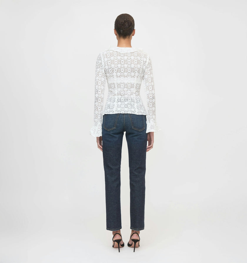 The Gabriella Top - White Lace