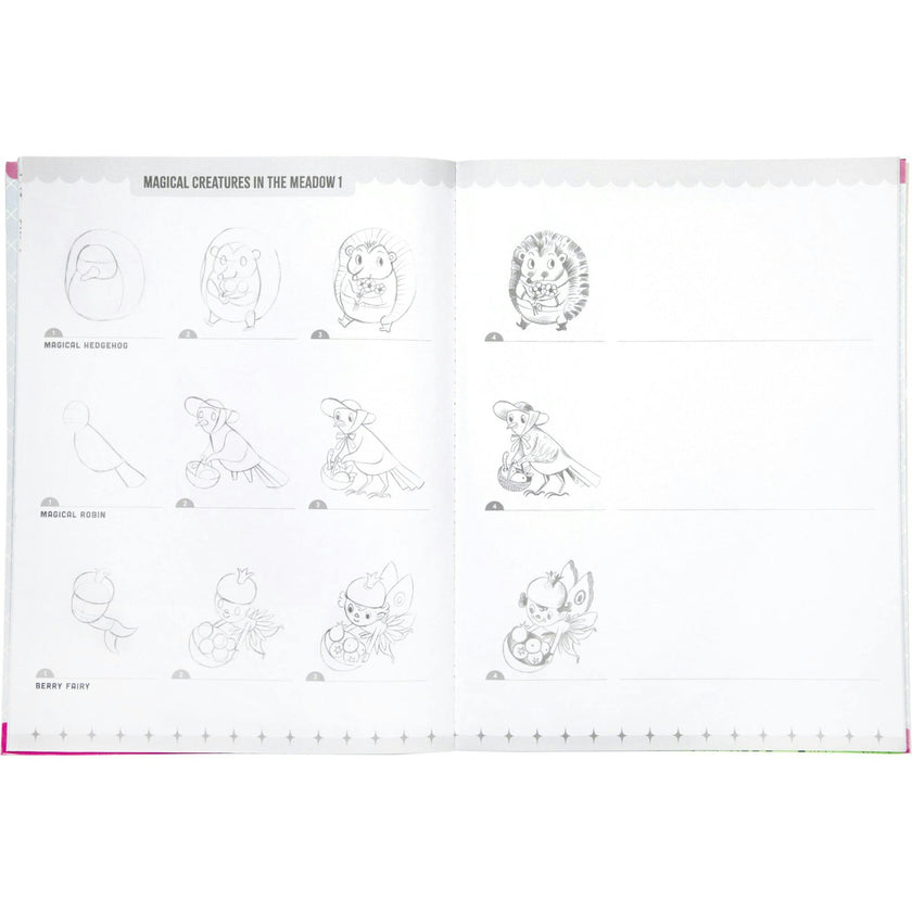 Learn to Draw - Magical Creatures - Drawing Guidebook