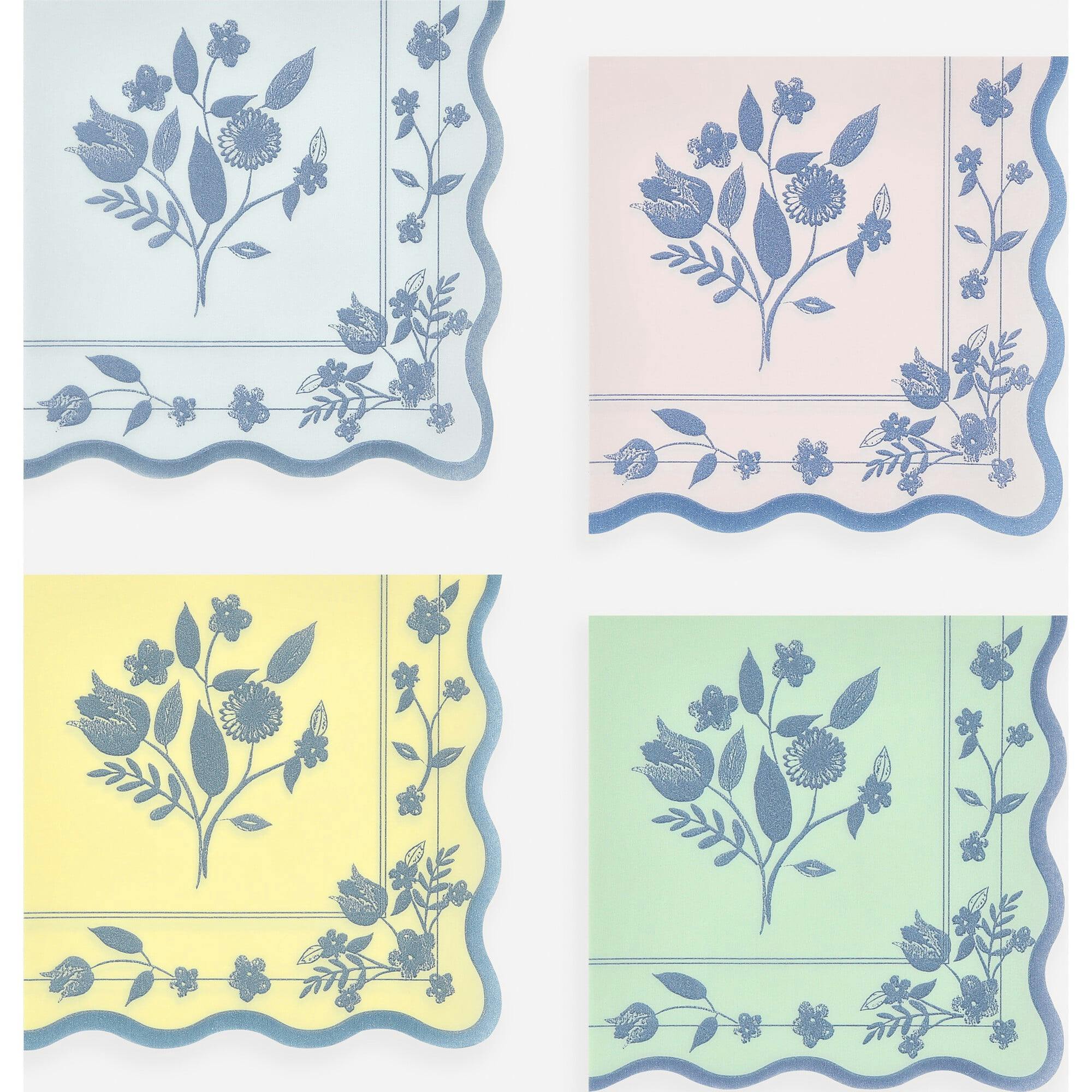 Vintage Botanical Small Napkins