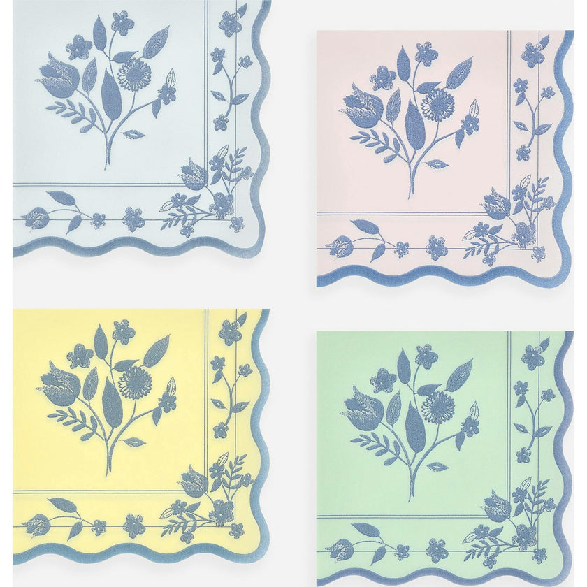 Vintage Botanical Small Napkins