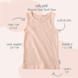 MALONE 5-Pack Toddler Tank Top Undershirts