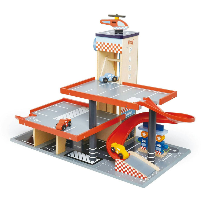 Blue Service Station