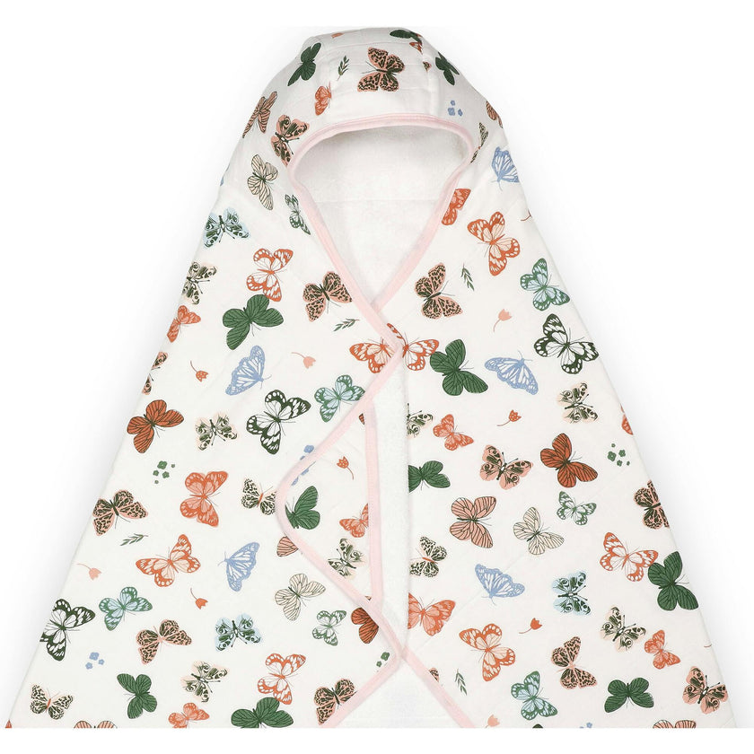 Toddler Hooded Towel - Butterflies