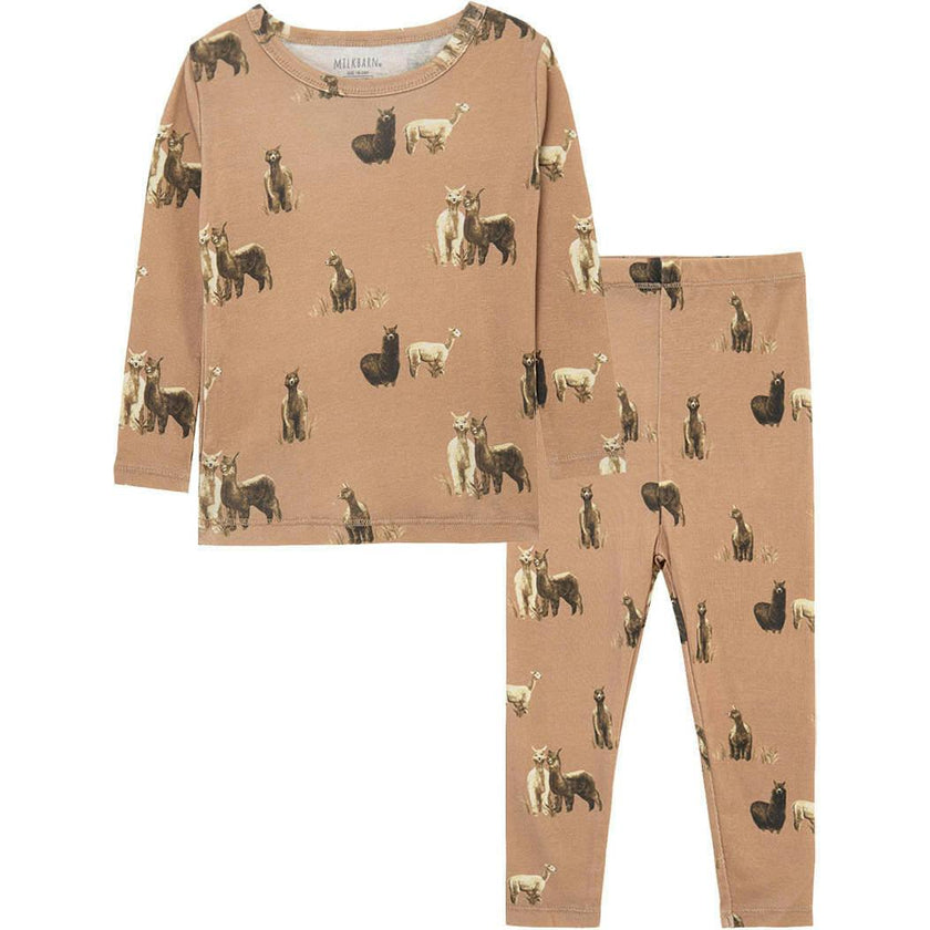 Organic Cotton Long Sleeve Two Piece Pajama Set