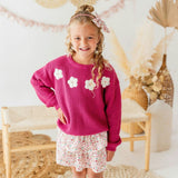 Berry Floral Skort