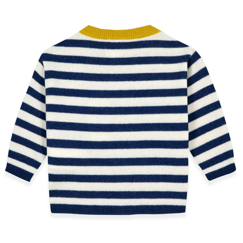BONTON Pepito Baby Sweater - Sailor Blue