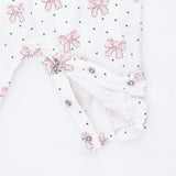 Bows and Hearts - Cuffed Sleeve Romper