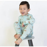 Vintage Airplanes Bamboo Convertible Footie