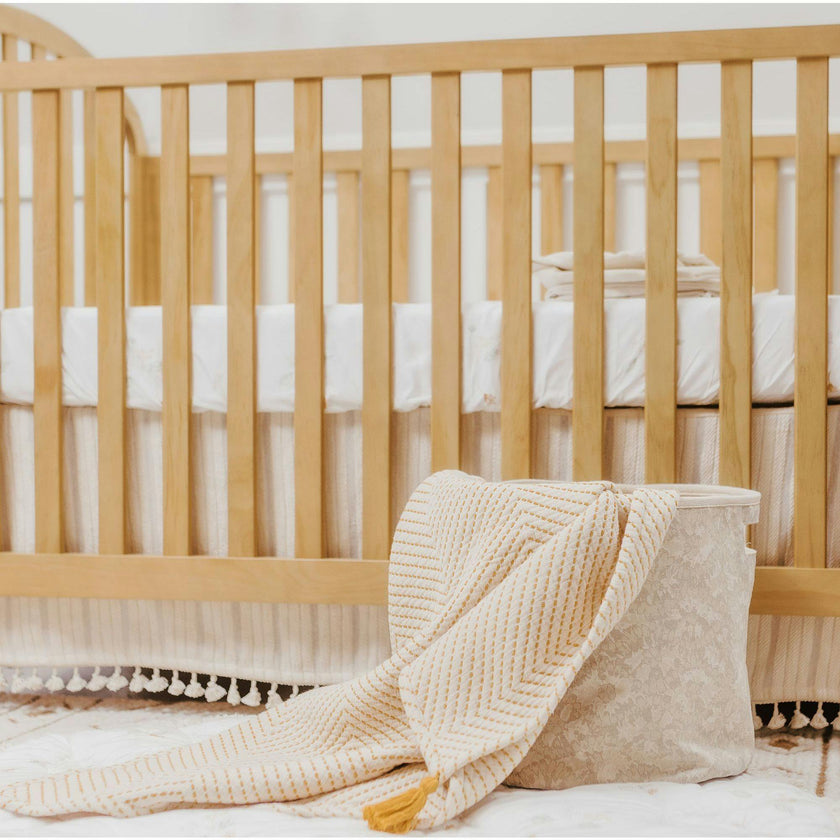 Marigold Chevron Blanket