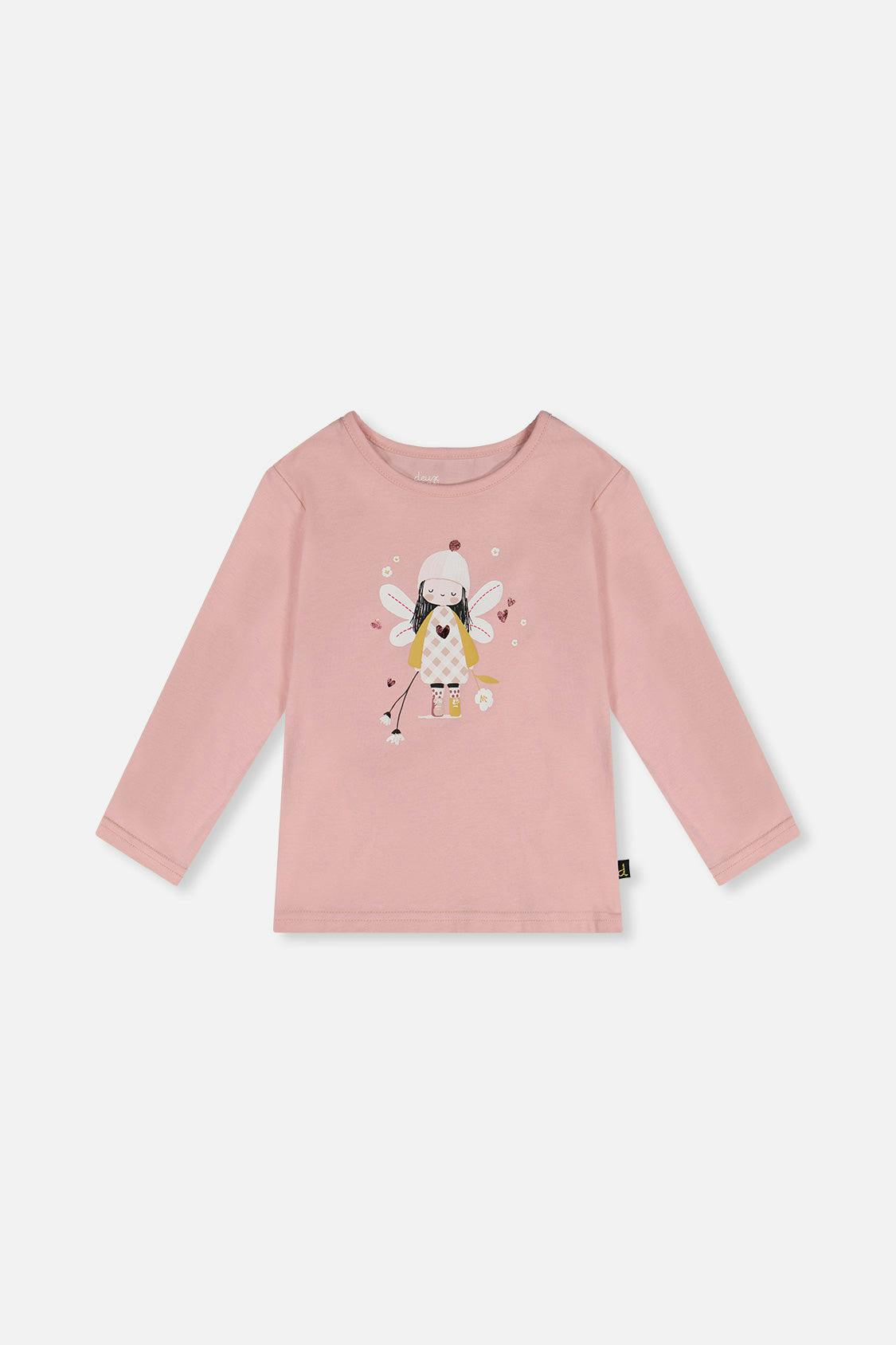 Organic Cotton T-Shirt Pale Dusty Pink