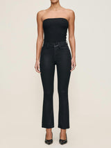 Bridget Boot High Rise Instasculpt™ Crop Jeans Black Coated
